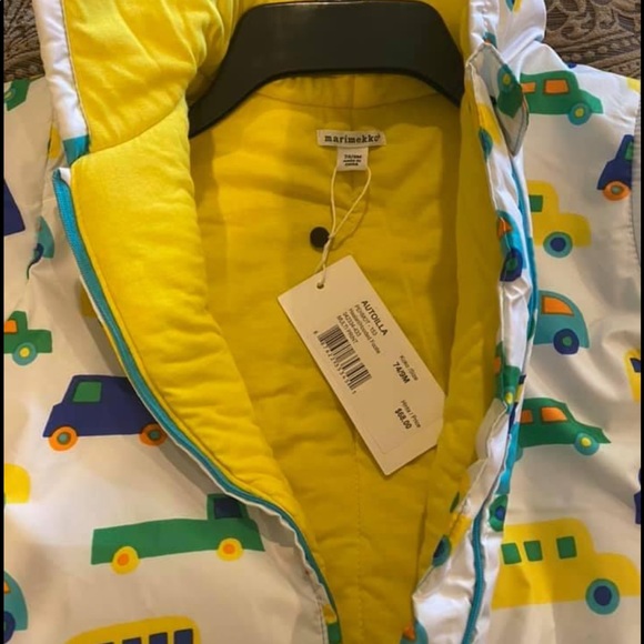 NWT 9 Month Marimekko Hooded Footie Baby Boy Cold Weather Jacket Winter Ski - Picture 2 of 3